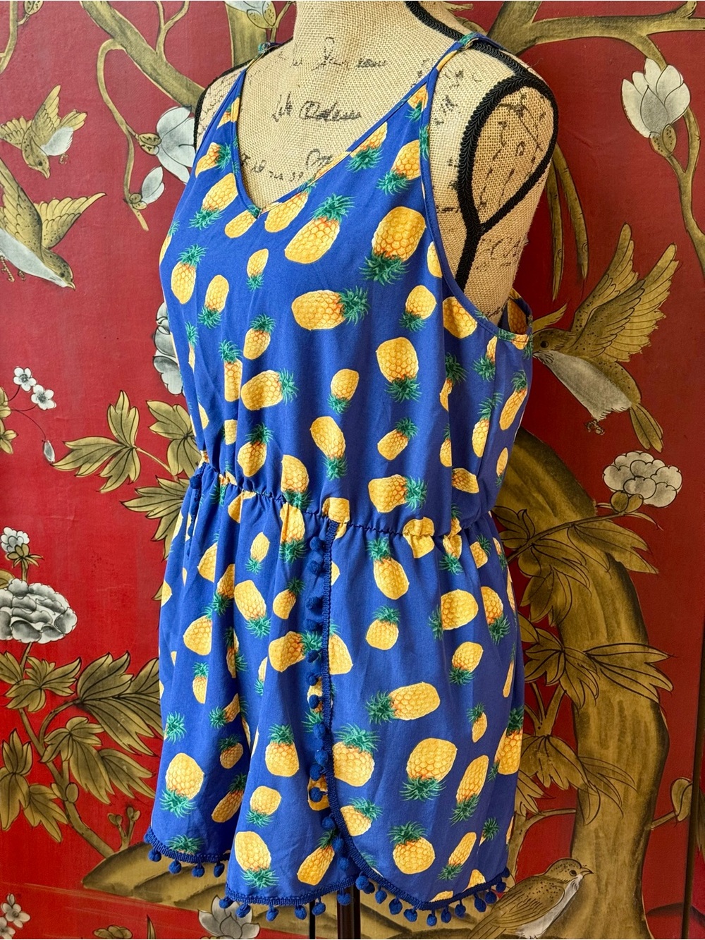 🆕 Women’s “Choies” Pineapple Shorts Romper | #F13